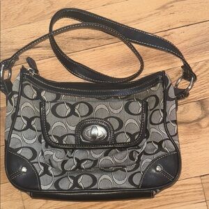Treviso gray/black crossbody hand bag